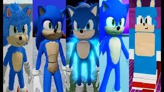 Movie Sonic in Sonic Roblox Fangames 2