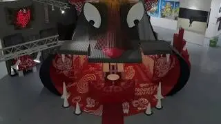 Devils Lounge at Scope art fair, Miami.  By Yok and Sheryo