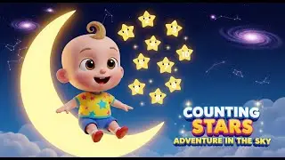 Counting Stars Adventure in the Sky | Learn to Count with a Magical Sky | Fun Kids Counting Song