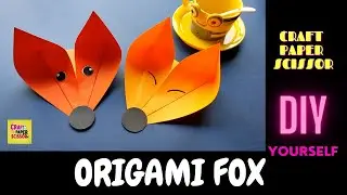 FOX | Easy Origami Fox Tutorial | How to make an easy paper fox | DIY Paper Craft Ideas
