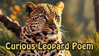 Curious Leopard Poem | Leaping into the Wild | Nursery Rhymes | Kids Poem | #cheetah #kids #enjoy