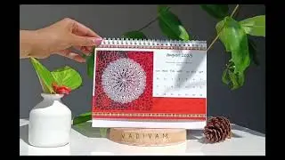Mandala Art Desk Calendar 🗓️ 2023, Delivery PAN India
