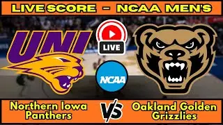 🔴 Northern Iowa Panthers vs Oakland Golden Grizzlies | NCAA Men&rsquo;s Basketbal | Live Score December 13