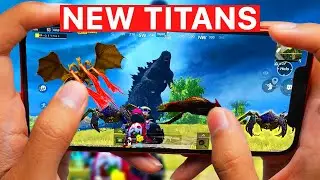 NEW TITANS in ERANGEL | 1 VS 4 | HANDCAM 4 Finger + GYRO | DETHAL PUBG Mobile