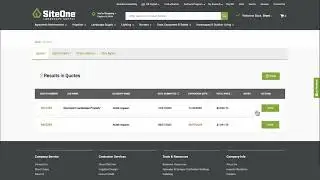 Save Time with SiteOne's Digital Quotes