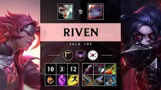 Riven Top vs Poppy: Dominating - KR Master Patch 14.23