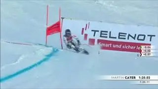 20/21 AUDI FIS Ski World Cup Val d'Is&egrave;re Winner Martin Čater : Downhill run