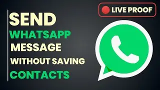 How to send whatsapp message without adding contact | Send msg on WhatsApp without save number