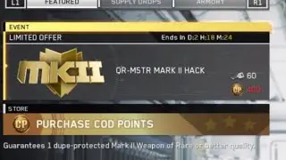 Infinite Warfare QUARTERMASTER MARK 2 HACK OPENING !