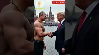 🤝 Trump & Putin Shake Hands! AI-Generated Video 🎥 | Fact or Fiction? | FACTVERSE | #trump #putin