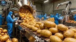 Inside a Modern Pringles Factory, From Whole Potatoes to Stacked Potato Chips (Full Process)