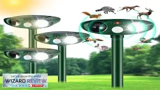 2024 Upgraded Ultrasonic Animal Repeller Outdoor4 Pack Deer Repellent Devices Cat Repellent Review
