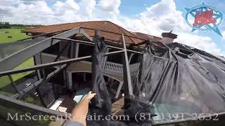 Roof Rescreen and Repair with Mr. Screen Repair&reg;