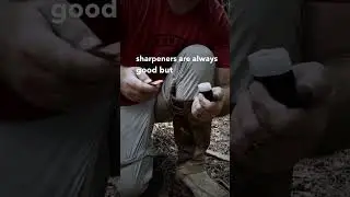 Using a fire piston and a pencil sharpener