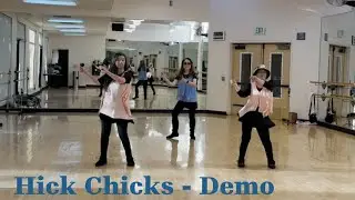 Hick Chicks - (Funky) Line Dance Demo