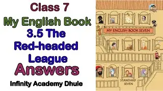 3.5 TheRed-headed League Answers 7th English Answers इयत्ता ७ वी standard 7 class 7 My English book 
