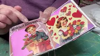 Valentine scrapbooking mini