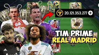Aku Bikin Full Tim Prime Real Madrid 2018 Pertama Kali!! Lawan Pada Kabur Coyy - FC Mobile Indonesia