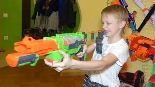 ПАПА ПОПАЛ. ВЫДЕРЖИТ ИЛИ НЕТ? НОВЫЙ НЕРФ. NEW NERF BRS SHOW