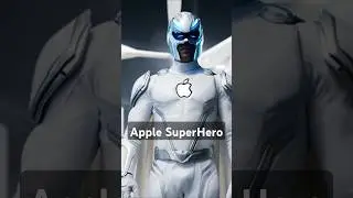 Apple Superhero Transformation | #AppleSuperhero #YTShorts #TechTransformation #FuturisticHero