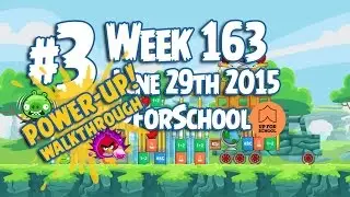 Angry Birds Friends UpForSchool Tournament Level 3 Week 163 Power Up Highscore Walkthrough