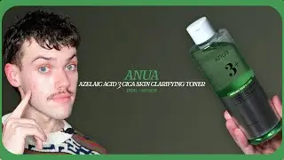 anua azelaic acid 3 cica skin clarifying toner | trial + review