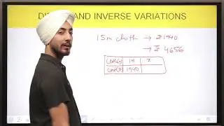 RIMC Maths- Direct and Inverse Variations | RIMC Maths Class 2022 | RIMC Coaching Classes 2023