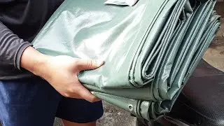 Proseso ng pag gawa namin ng lona/trapal/tolda