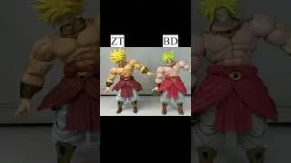 Broly articulation comparison: ZT Studio vs Beast Deity