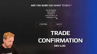 UE5 - Devlog - Confirmation dialogue on trades | GamesByHyper
