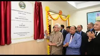 Lt Governor Manoj Sinha inaugurates 32nd International Conference of IAPC at AIIMS Jammu