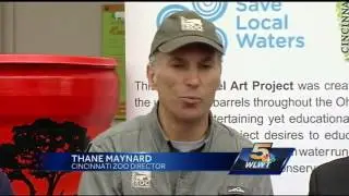 Zoo unveils 2nd annual Rain Barrel Art Project