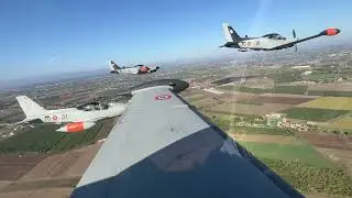 2022 - 70&deg; STORMO - In volo in formazione con i T-260B del 70&deg; Stormo - Formation flight with T-260B