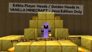 How To Make Hypixel GOLDEN HEADS In Minecraft Java Edition (1.16)  - The Command Crash Course