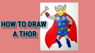 HOW TO DRAW A THOR || THOR KI DRAWING