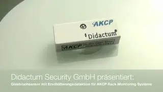 Sensor Glasbruch mit Vibrationsdetektion f&uuml;r sensorProbe und securityProbe Rack Monitoring Systeme