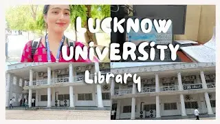 LUCKNOW UNIVERSITY LIBRARY📚| Moye-Moye ho gaya🥲| #students #hostellife #university