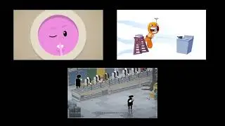 Dumb Ways To Die Original Happy Tree Friends Edition VS Portal Version 