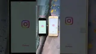 Comparison iPhone 6 vs iPhone 5s Open iG(instagram) #shorts #viral