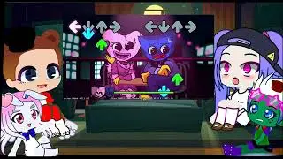 SECURITY BREACH REACT TO TWO FACE - FNF ||  GACHA CLUB