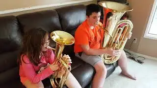 Tuba and baritone duet