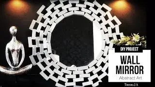 Make Your Own Wall Mirror For Less Than $10 Doing This...