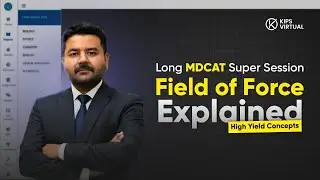 MDCAT Physics | Fields of Force Simply Explained | High-Yield Concepts