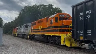 Connecticut Southern train CSO-4 Southbound at Bridge Ln in Enfield, CT 07/08/25