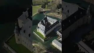 Schloss Dyck, im Ortsteil J&uuml;chen des Rhein-Kreises Neuss. 4K 60 FPS