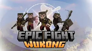 Epic Fight Wukong Moveset Review! | Minecraft: Epic Fight addon- Wukong Moveset Mod.