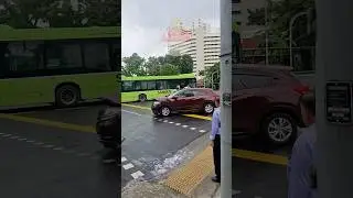 ar Accident at Traffic junction , Jurong East central wat in Singapore #singapore #singapore