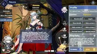 Azur Lane: IJN Hakuryuu L2D Skin [Flash of Silk and Strings] Receive Animation