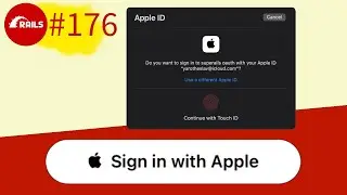 #176 Sign in with Apple. Devise Omniauth. | Ruby on Rails | Trailer