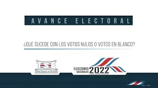 ¿Qué sucede con los votos nulos o votos en blanco?